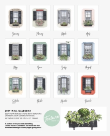 2019 Flower Box Calendar , Png Download - Gadget, Transparent Png, Free Download