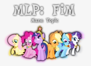 Transparent My Little Pony Group Png - Cartoon, Png Download, Free Download