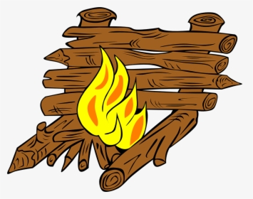 Campfire, Campfires, Fire, Outdoor Fire, Fire Pit - Wood Clip Art, HD Png Download, Free Download