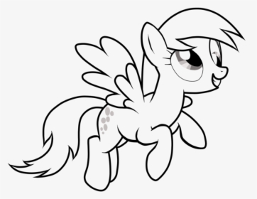 Derpy My Little Pony Coloring Page - Mlp Coloring Pages Derpy, HD Png Download, Free Download