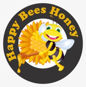 Clip Art Happy Bee Honey - Happy Bees Honey, HD Png Download, Free Download