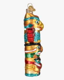 Old World Christmas Totem Pole Pacific Northwest Ornament - Craft, HD Png Download, Free Download