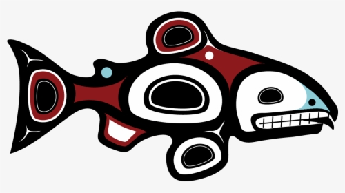 Totem Pole Clipart Tlingit - Pacific Northwest Art Fish, HD Png Download, Free Download