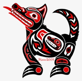 Shearwater Animal Joy Skillshare - Pacific Northwest Indian Art Wolf, HD Png Download, Free Download