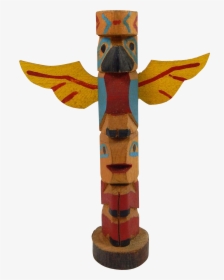 Northwest Coast Polychrome Cedar Totem C S Clipart - Totem Pole, HD Png Download, Free Download