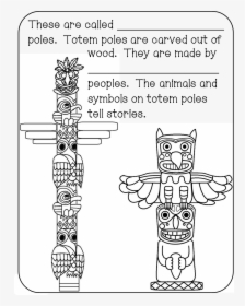 Totem Drawing Otter - Otter Totem Pole Symbol, HD Png Download - kindpng