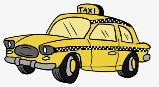 Clip Art Take A Taxi Animated Clipart - Taxi Clipart Transparent Background, HD Png Download, Free Download