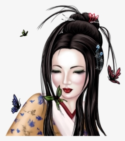 Geisha Download Png - Geisha Girl Png, Transparent Png, Free Download