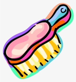 Vector Illustration Of Personal Grooming Hairbrush, HD Png Download, Free Download