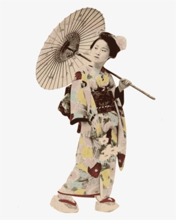Costume Design,woman,costume - Japanese With Kimono Png, Transparent Png, Free Download