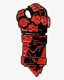 Hellboy Right Hand Of Doom Enamel Pin - 5e Hellboy Stats, HD Png Download, Free Download