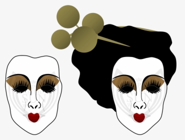 Transparent Geisha Png - Illustration, Png Download, Free Download