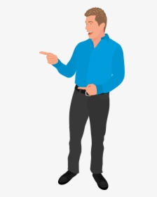 Tony Vincent Pointing - Standing, HD Png Download, Free Download