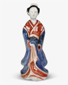 A Japanese Imari Figure Of A Geisha - Figurine, HD Png Download, Free Download