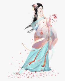 #blossoms #woman #geisha - Truyện Kiều, HD Png Download, Free Download