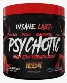 Insane Labz Psychotic Hellboy Edition 35 Servings Sports - Insane Labz Psychotic Hellboy, HD Png Download, Free Download