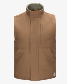 Men"s Sherpa Lined Brown Duck Vest - Vest, HD Png Download, Free Download
