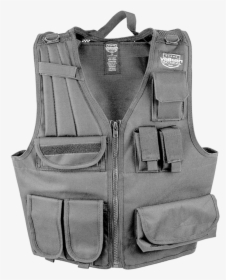 Vest Valken Tactical Vest Size Adjustable Media Black - Waistcoat, HD Png Download, Free Download