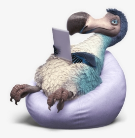Dodo Sitting On Beanbag - Dodo Nbn, HD Png Download, Free Download