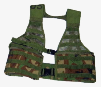 Molle Ii Fighting Load Carrier Vest Woodland Camo - Vest, HD Png Download, Free Download