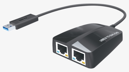 0 To Dual Gigabit Ethernet Converter - Dual Lan To Usb 3.0 Converter, HD Png Download, Free Download