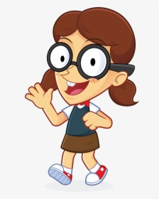 Transparent Nerdy Glasses Clipart - Cartoon Of Computer Geek, HD Png Download, Free Download