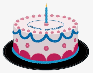 Cake Images Clip Art - Happy Birthday Marathi Gif, HD Png Download, Free Download