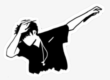 Dab Black And White Png, Transparent Png, Free Download