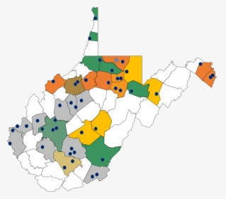 Wvu- Wv Piccs Clinics Locations Around The State Of - Map, HD Png Download, Free Download