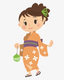 Summer Kimono - Boys Japan Cartoon Png, Transparent Png, Free Download