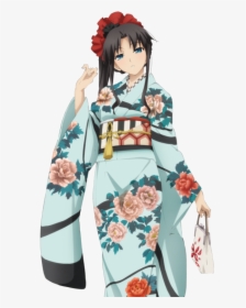 Fate Stay Night Rin Kimono , Png Download - Fate Stay Night Art Book, Transparent Png, Free Download