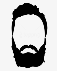 Mustache Clipart Red - Transparent Background Beard Clipart, HD Png Download, Free Download