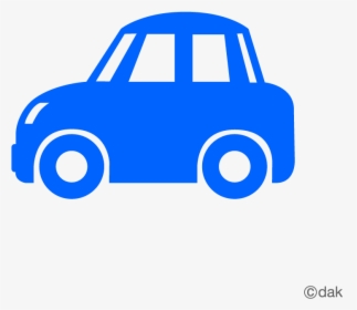 Car Icons Blue - 著作 権 フリー イラスト 車, HD Png Download, Free Download