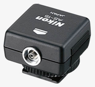 Nikon Sync Term Adapter/as-15 - Nikon Hot Shoe Adapter, HD Png Download, Free Download