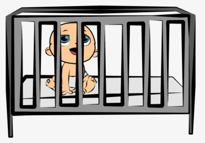 Thumb Image - Baby In Cot Clipart, HD Png Download, Free Download