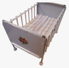 White Baby Cribs Antique Vintage Iron Metal Room Outstanding - Infant Bed, HD Png Download, Free Download