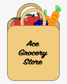 Transparent Grocery Store Png - Gambar Animasi Tas Belanja, Png Download, Free Download