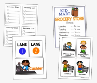 Pretend Play Props- Grocery Store , Png Download - Cartoon, Transparent Png, Free Download
