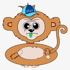Cartoon Monkey In A Sombrero , Transparent Cartoons - Multimedia, HD Png Download, Free Download