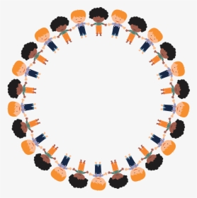 Cartoon Boys Circle Clip Arts - สามัคคี การ์ตูน Png, Transparent Png, Free Download