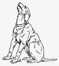 Barking Dog Clip Arts - Draw A Barking Dog, HD Png Download, Free Download