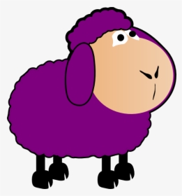 Clipart Of Sheep, Wider And Colored Sheep - Different Color Of Sheep Clipart, HD Png Download, Free Download