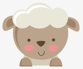 Transparent Sheep Clip Art - Cute Sheep Head Clipart, HD Png Download, Free Download