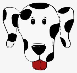 Dog, Nose, Spot, Cute, Tongue, Ears, Face, Dalmatian - Spotty Dog Clipart, HD Png Download, Free Download