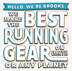 Brooks Running At Run4it - Calligraphy, HD Png Download, Free Download