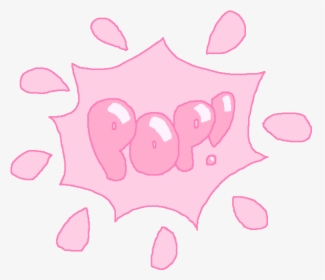 Gum Clipart Popping - Popped Bubble Gum Clipart, HD Png Download, Free Download