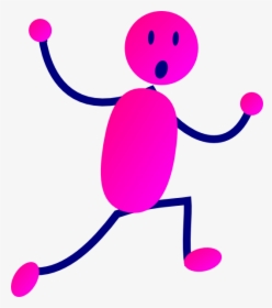 Scared Girl Running - Running Clip Art, HD Png Download, Free Download