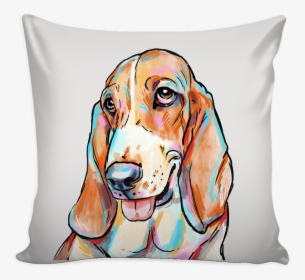 Basset Hound Pillow Cover - Basset Hound, HD Png Download, Free Download