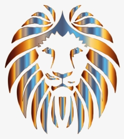 Prismatic Lion 2 No Background Clip Arts - Transparent Background Lion Head Clip Art, HD Png Download, Free Download