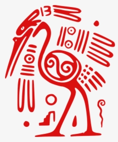 Ibis, Bird, Mexican, Tribal, Aztec, Ancient - Mexico Tribal Png, Transparent Png, Free Download